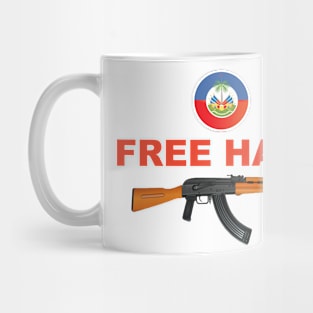 Free Haiti T shirt Mug